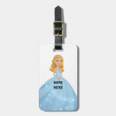 Bezaubernde Prinzessin Gepäckanhänger (Vorderseite vertikal)