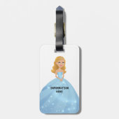 Bezaubernde Prinzessin Gepäckanhänger (Rückseite vertikal)