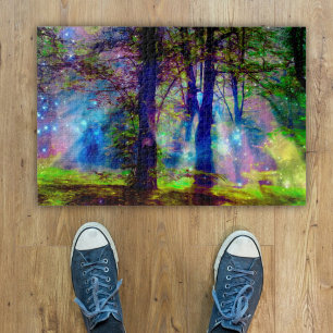 Bezaubernde Rainbow Forest Fantasy Art Puzzle