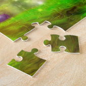 Bezaubernde Rainbow Forest Fantasy Art Puzzle (Seite)