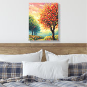 Bezaubernde Reise zum Orchard von Apple Leinwanddruck (Insitu (Schlafzimmer))