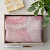 bezaubernde rosa Schmetterlinge Seidenpapier (Geschenk)