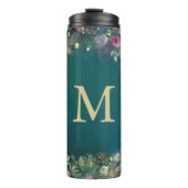 Bezaubernde Rose Grüne Fairy Woodland Chic Thermosbecher (Vorderseite)