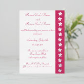 Bezaubernde Sakura im Himbeerwald Einladung (Stehend vorne)