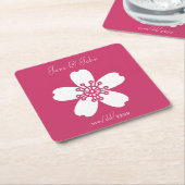Bezaubernde Sakura im Raspberry Paper Untersetzer (angewinkelt)