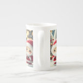 Bezaubernde Santa Trio Tasse - Festlicher Feiertag (Rückseite)