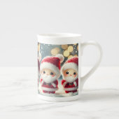 Bezaubernde Santa Trio Tasse - Festlicher Feiertag (Rechts)