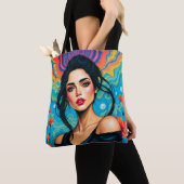 Bezaubernde Schönheit mit Blumenenergie Tasche (Von Nahem)