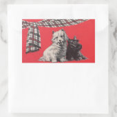 bezaubernde schottische Gebiete Rechteckiger Aufkleber (Tasche)