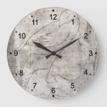 Bezaubernde Schwarz-Weiß-Print: Junge Mädchen unte