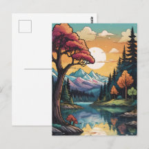 Bezaubernde Seepromenade Ruhe Sonnenuntergang Land