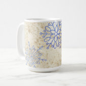 Bezaubernde Snowflake-Kaffee-Tasse Kaffeetasse (Vorderseite Links)