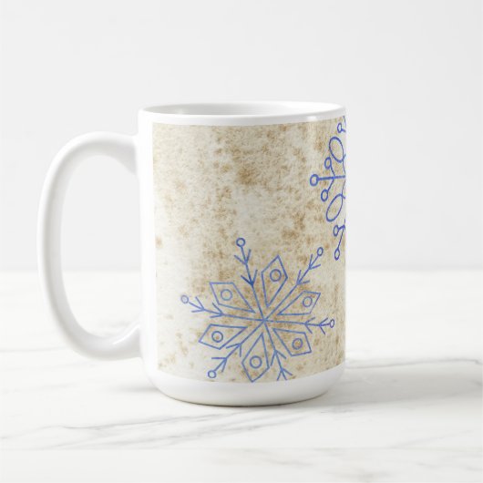 Bezaubernde Snowflake-Kaffee-Tasse Kaffeetasse (Links)