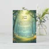 Bezaubernde Sonnenhütte Einladung (Stehend Vorderseite)