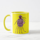 Bezaubernde Spinnenlady-Tasse Tasse (Links)