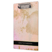 Bezaubernde stilvolle erröten Rosa, Schwarzes und Klemmbrett (Links)