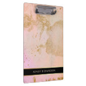 Bezaubernde stilvolle erröten Rosa, Schwarzes und Klemmbrett (Rechts)