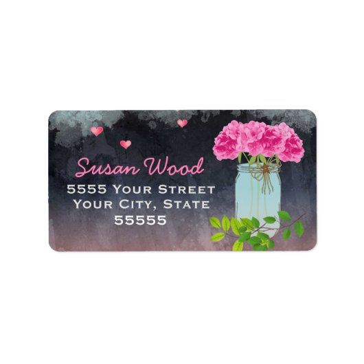 Bezaubernde Summer Address Labels Adressaufkleber (Vorne)