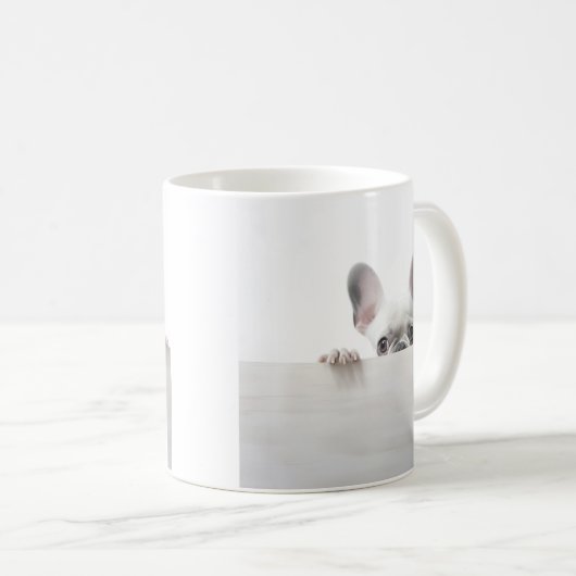 bezaubernde Tasse der Bulldogfotografie (VorderseiteRechts)