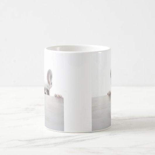 bezaubernde Tasse der Bulldogfotografie (Mittel)