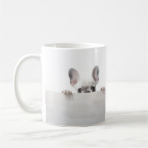 bezaubernde Tasse der Bulldogfotografie