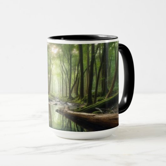 Bezaubernde Tasse des Waldkaffees (VorderseiteRechts)