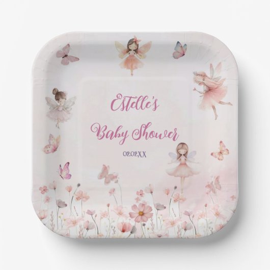 Bezaubernde Teller für Märchenmädchen (Vorderseite)