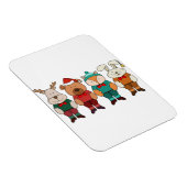 Bezaubernde Tiere, bereit für den Winter Magnet (Rechte Seite)