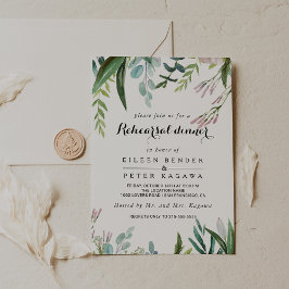 Bezaubernde tropische Probe Einladung