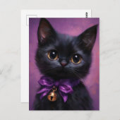 Bezaubernde und Niedliche Viktorianische Schwarze  Postkarte (Vorne/Hinten)