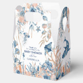 Bezaubernde Untersee-Babydusche Danke Geschenkschachtel (Geöffnet)