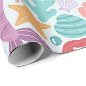 Bezaubernde Unterwasserwelt Geschenkpapier (Rolleneckpunkt)