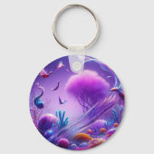 Bezaubernde Unterwasserwelt Schlüsselanhänger (Vorderseite)