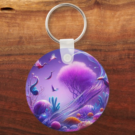 Bezaubernde Unterwasserwelt Schlüsselanhänger (Vorderseite)