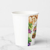 Bezaubernde Veggies-Bauern Markt Geburtstag Pappbecher (Rechts)