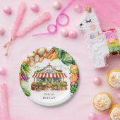 Bezaubernde Veggies-Bauern Markt Geburtstag Pappteller (Party)