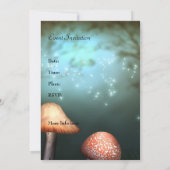 Bezaubernde Veranstaltung Toadstool Garden Einladung (Rückseite)