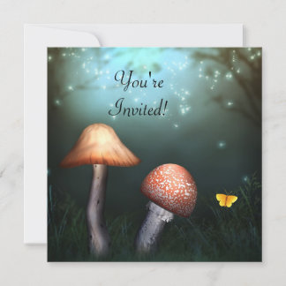 Bezaubernde Veranstaltung Toadstool Garden Einladung
