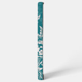 Bezaubernde Verdant Blooms Samsung Galaxy Hülle (Linke Seite)