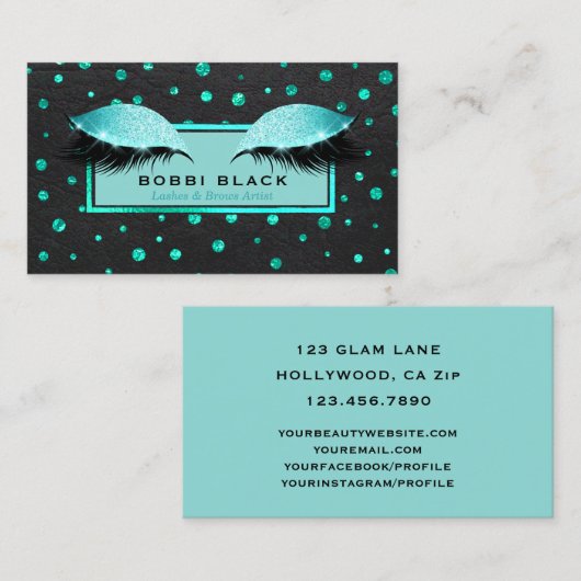 Bezaubernde Visitenkarte (Vorne/Hinten)