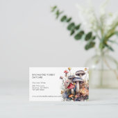 Bezaubernde Wald Pilze Kindertagesstätte Visitenkarte (Stehend Vorderseite)