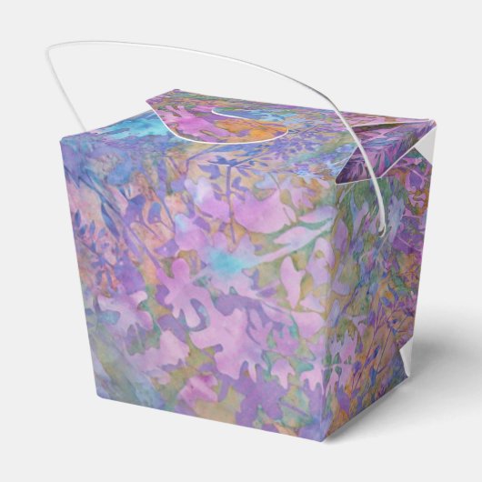 Bezaubernde Waldbatik Geschenkschachtel (Rückseite)