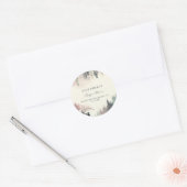 Bezaubernde Waldbrände Babydusche Runder Aufkleber (Umschlag)