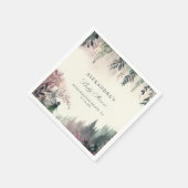 Bezaubernde Waldbrände Babydusche Serviette (Ecke)