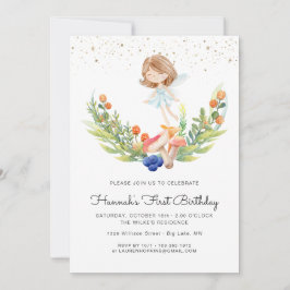 Bezaubernde Waldfamilie zum Geburtstag Einladung