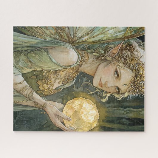 Bezaubernde Waldfarm mit Kristallball Puzzle (Horizontal)