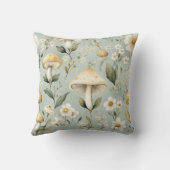 Bezaubernde Waldflora Kissen (Rückseite)