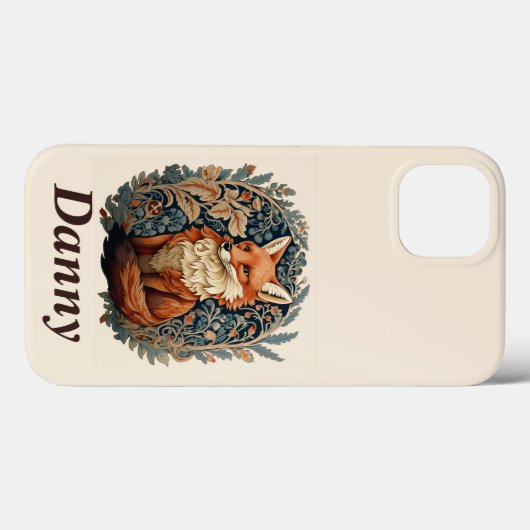 Bezaubernde Waldfoxen mit Individuelle Name Case-Mate iPhone Hülle (Rückseite (Horizontal))