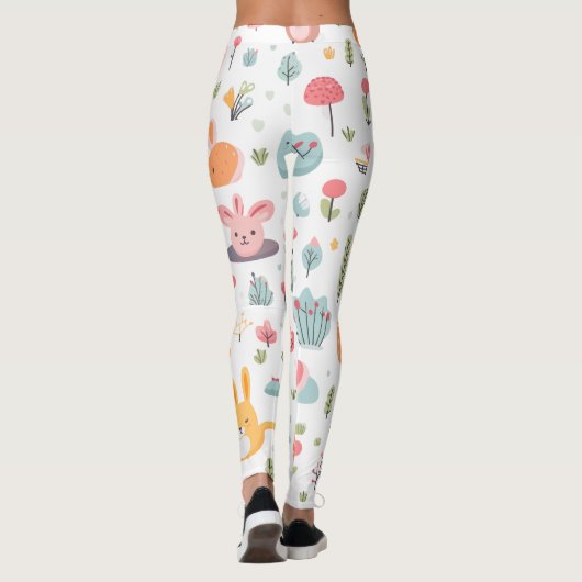 Bezaubernde Waldfreunde Leggings (Rückseite)