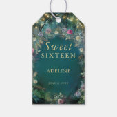 Bezaubernde Waldgrün-Rose Name Fairy Woodland Geschenkanhänger (Vorderseite)